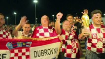 Celebran hinchas croatas pase a cuartos en Rusia-2018