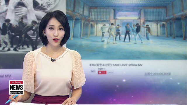 BTS's 'Fake Love' music video hits 200 million Youtube views in 44 days