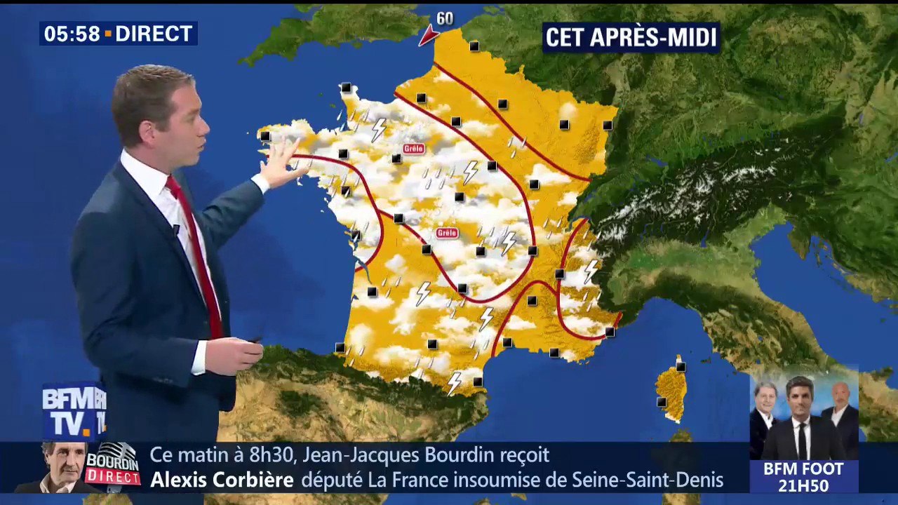 Un temps orageux à l’ouest et les fortes chaleurs persistent à l’est ce lundi