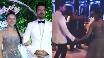 Rubina Dilaik and Abhinav Shukla's ROMANTIC DANCE at Mumbai reception; Watch Video। FilmiBeat