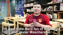 Team Argentina has many Chinese supporters at this year's World Cup thanks to Javier Mascherano, who plays for Chinese Super League club Hebei China Fortune. No