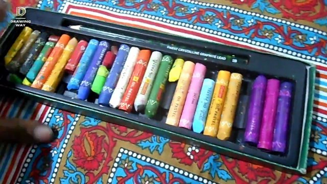 Oil pastels colours camel unboxing in hindi_bengali_english #26