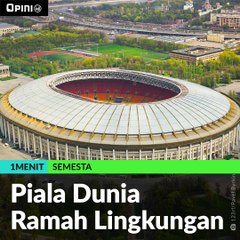 #1MENIT | Piala Dunia Ramah Lingkungan