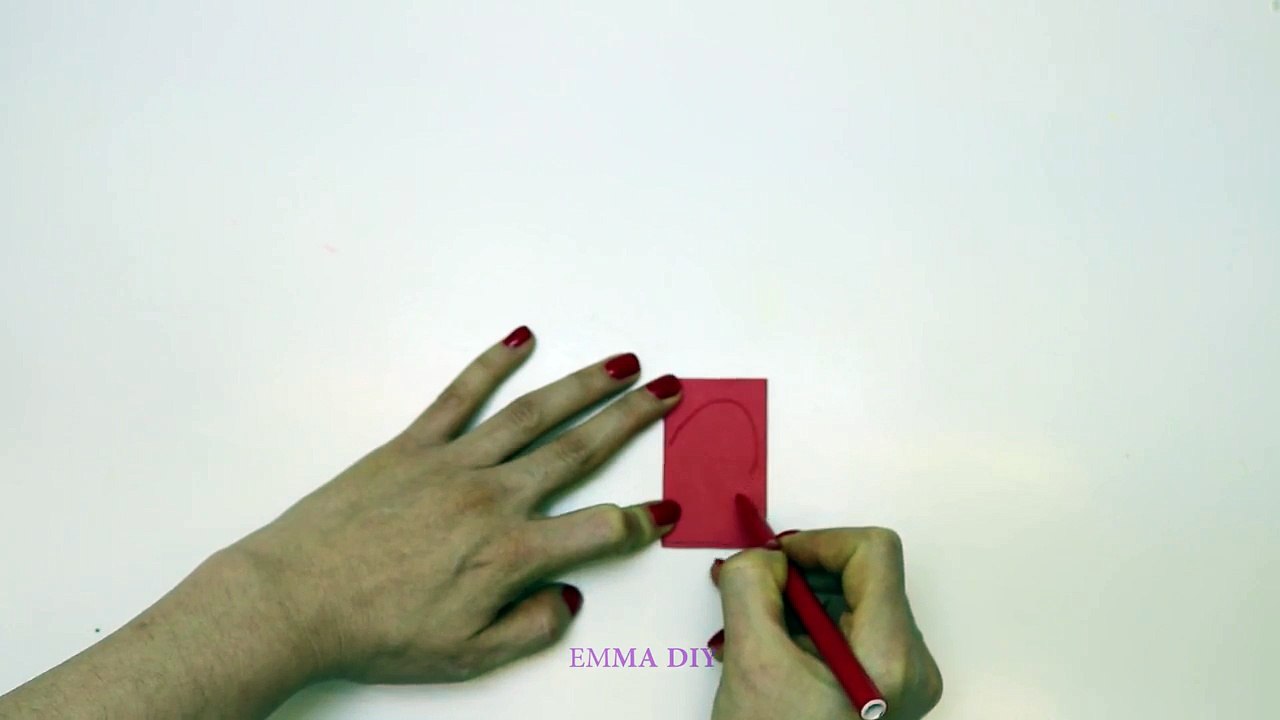 HOW TO MAKE A PAPER HEART - Valentine EMMA DIY