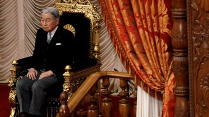 إمبراطور اليابان يعاني من نقص التروية الدماغية