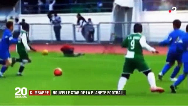 France 2 retrouve des images des premiers pas de Kylian Mbappé jouant au foot ! Regardez