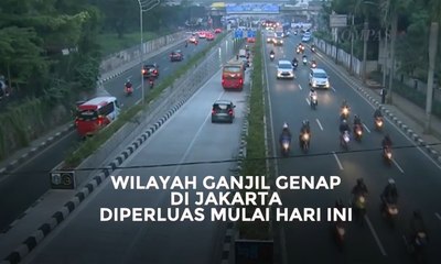 Wilayah Ganjil Genap di Jakarta Diperluas Mulai 2 Juli 2018