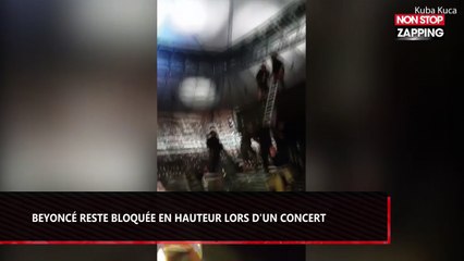Beyoncé reste bloquée en hauteur lors d'un concert en Pologne (Vidéo)