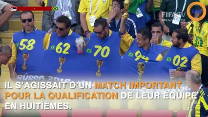 Une supportrice brésilienne célèbre un match mais ça tourne mal
