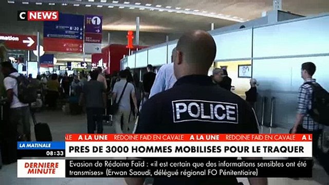 Quels moyens sont-mis en place pour retrouver au plus vite Redouane Faid ? 3000 hommes mobilisés ! Regardez