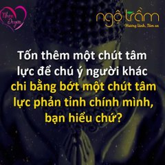 CÁCH SỐNG!!! - TRẦM HƯƠNG NGỘ TRẦM