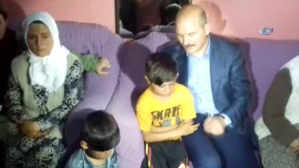 Bakan Soylu'dan İnfaz Edilen Mevlit Bengi'nin Ailesine Taziye Ziyareti