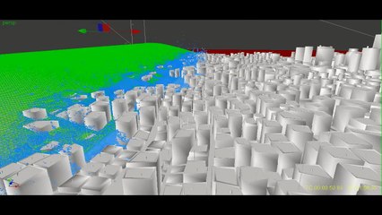 RealFlow 4 Tsunami test 1