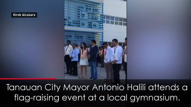 Philippines city mayor gunned down singing national anthem