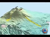 Simulación de los flujos de lava Volcán Pacaya 11 Enero 2014