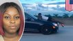 Woman drives 19 miles with ex on hood of her car