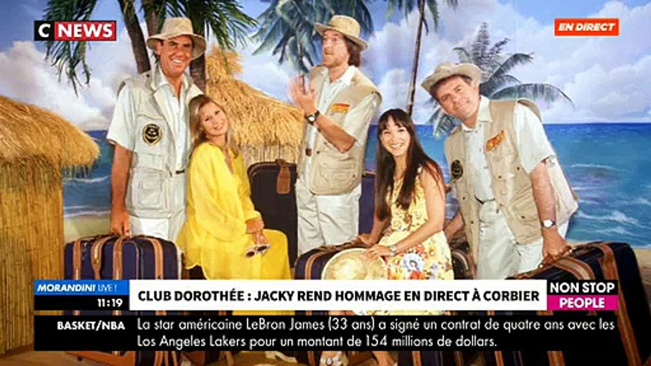 EXCLU - Club Dorothée: L'hommage ému en direct de Jacky à son ami Corbier - VIDEO