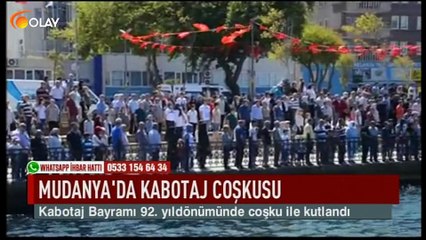 Mudanya'da kabotaj coşkusu