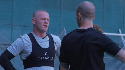 Rooney's first training session with DC United
