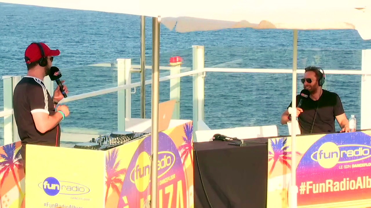 David Guetta en interview en direct d'Ibiza