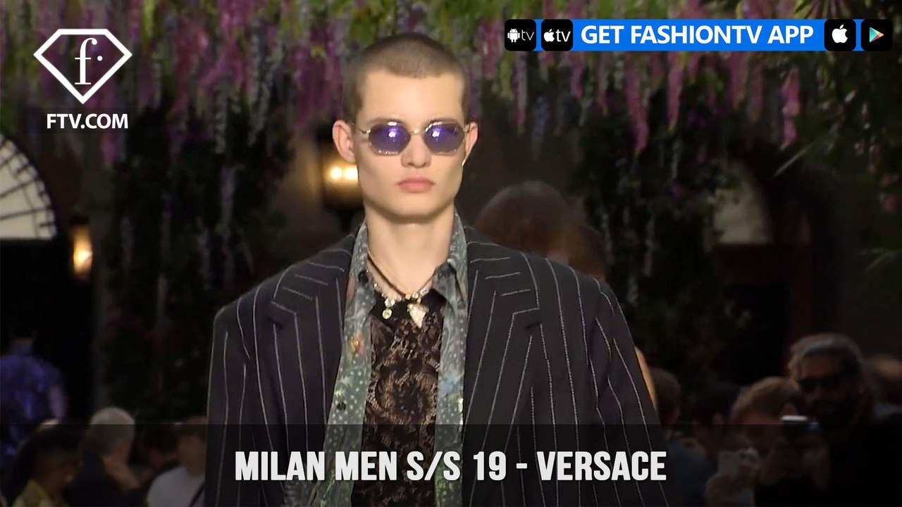Versace's Sexy Spring/Summer 2019 Collection Milan Men Fashion Week | FashionTV | FTV