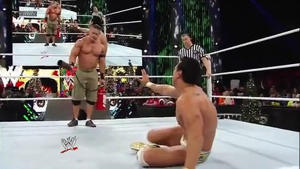 John Cena vs Alberto Del Rio. Miracle on 34th Street Fight Raw