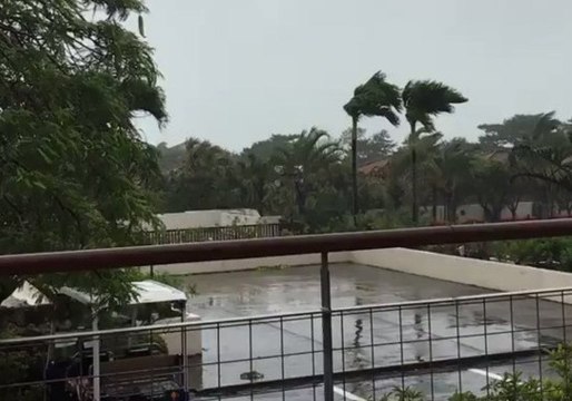 Typhoon Prapiroon Hits Okinawa Island
