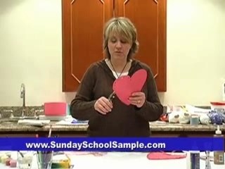 Sunday School Crafts - Heart Pockets