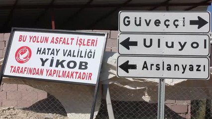 Yayladağı'nda Asfaltlama Çalışması