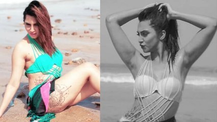 Arshi Khan ने समुद्र किनारे बिकिनी पहनकर गिराई बिजलियां; Watch Video । Boldsky