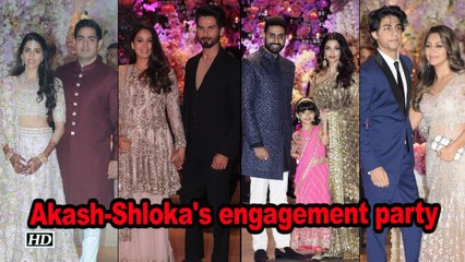 Celebrities dazzle at Akash-Shloka's engagement party