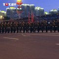 В Минске прошла генеральная репетиция парада. В репетиции приняли участие женщины-военные и военные армии КНР. 3 июля они впервые пройдут парадом по Минску.