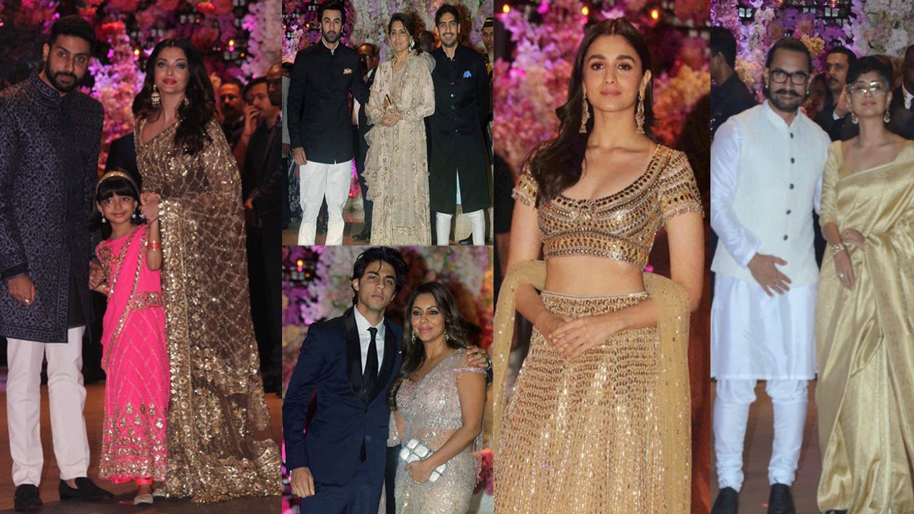 Akash & Shloka Engagement Full Video : Shahrukh Khan | Aishwarya Rai | Ranbir Kapoor | FilmiBeat