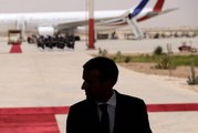 Déclaration d'arrivée du Président de la République, Emmanuel Macron à Nouakchott en Mauritanie