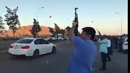 Ceylanpınar'da AKP'li Başkan'dan silahlı karşılama