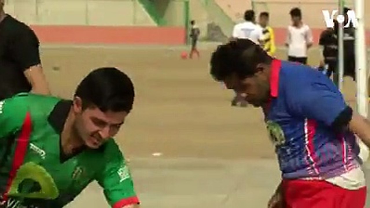 خوست کې د معلولينو د باسکټبال لوبډله ويډيو: ابراهيم رحيمي - امريکاغږ