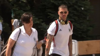 En coulisses - La Roja s'envole pour Madrid