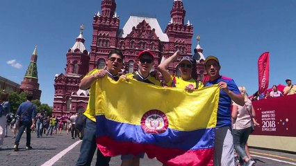 Moscou : les Colombiens confiants dans leur équipe