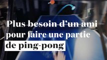 Jouer au ping-pong sans adversaire, c'est possible !