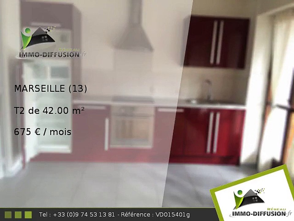 T2 42.00m2 A louer sur Marseille - 675 Euros/mois