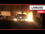 Couple catch arsonists torching their £40,000 Audi on CCTV | SWNS TV