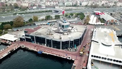 İdo Yenikapı İskelesi Havadan Görüntülendi