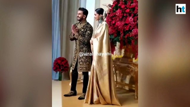 Watch: First visuals of Deepika-Ranveer wedding reception at Leela Palace Hotel in Bengaluru