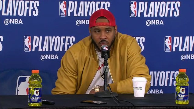 George & Anthony Postgame conference Jazz vs Thunder Game 2 April 18, 2018 NBA Playoffs