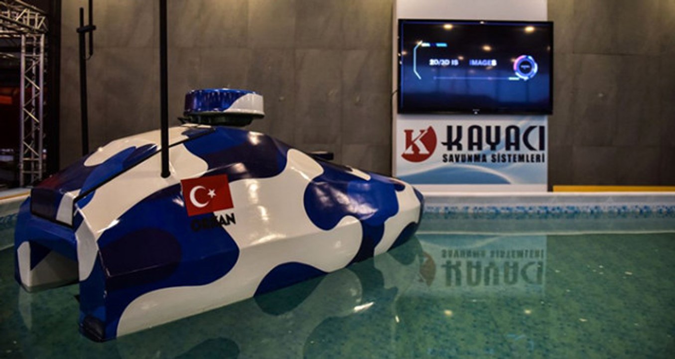 Türkiye'nin İlk İnsansız Deniz Aracı "İda" Fuarda Görücüye Çıktı
