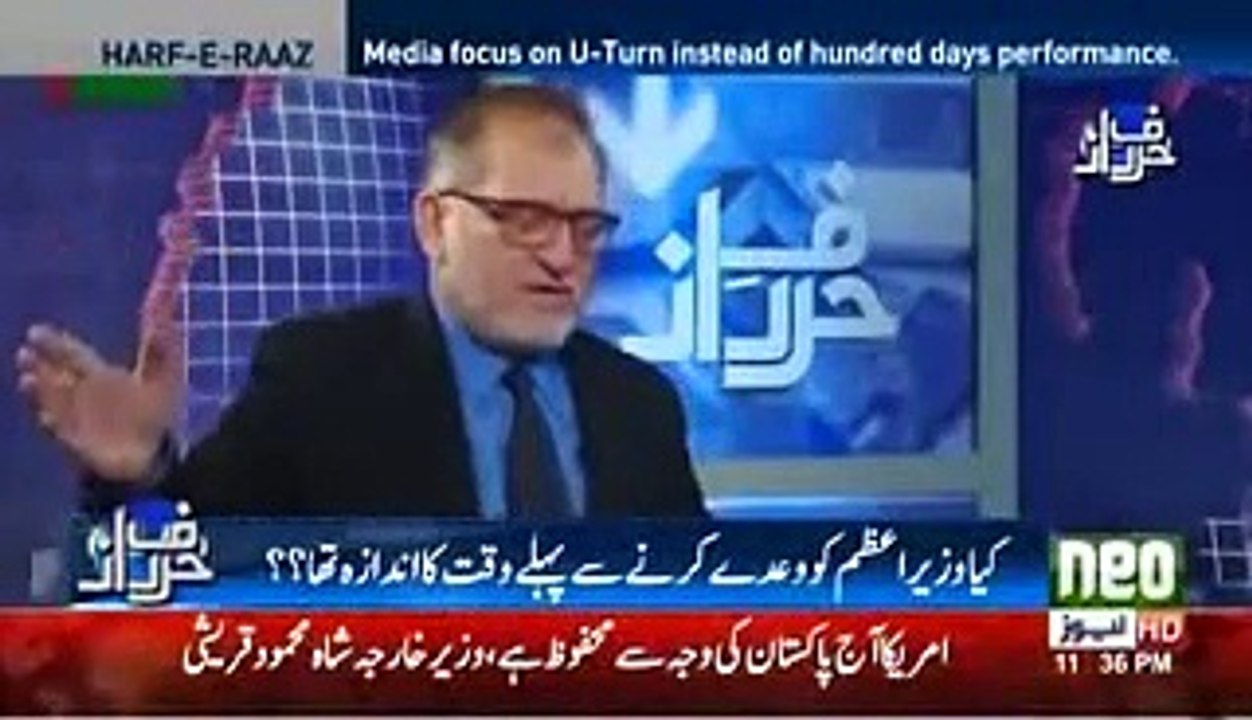 orya on imran khan 100 days performance and bashing his host.wmv
