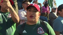 Protestas pro y contra caravana migrante en frontera México-EEUU