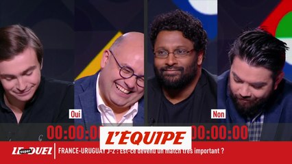 France-Uruguay, est-ce devenu un match très important ? - Foot - L'Equipe du Soir