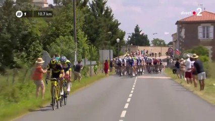 TdF 2018 - Etape 1 (fin d'étape en intégralité)