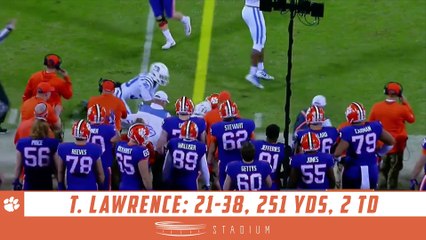 Trevor Lawrence Highlights: Duke-Clemson 2018